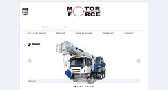 Desktop Screenshot of motorforce.ro