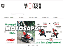 Tablet Screenshot of motorforce.ro